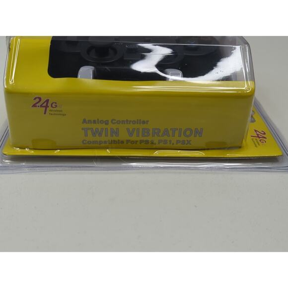 2 Sony PS2/PS1/PSX 2.4G Wireless Twin Shock Game Controller Joystick Joypad - Picture 4 of 6